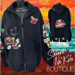 05’ Vintage Disney/Ed Hardy Mickey Mouse Sweatshirt 2XL NWOT